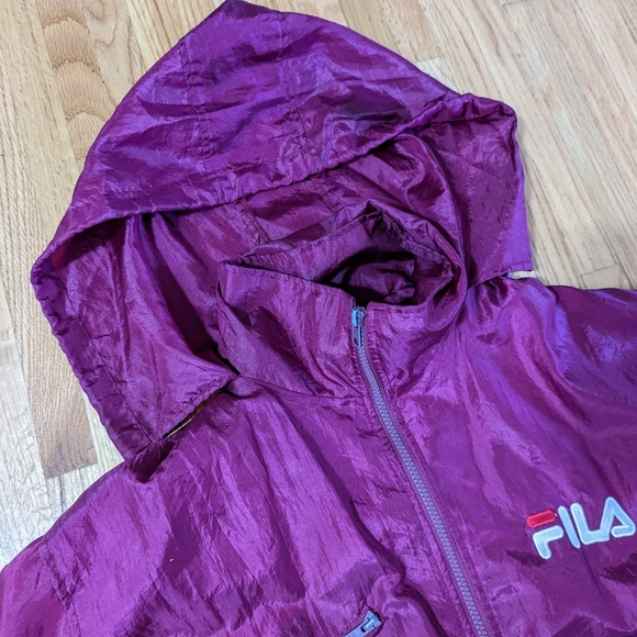 LAST CHANCE - FILA Windbreaker with Packable Hood - Picture 2 of 6